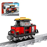 YOUX Technik treno per costruzioni, AUSINI 25415, 151 mattoncini per costruzione, giocattolo da costruzione, treno per giocattoli e treno modellini ...