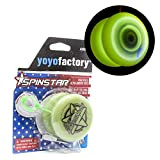 YoyoFactory SPINSTAR LED Yo-Yo - Glow (Illuminare Yoyo, Grande per i Principianti, Corda e Istruzioni Incluse)