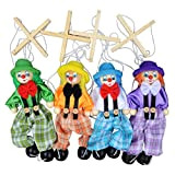 Ystter 4 Confezioni di Giocattoli per Marionette Clown Giocattoli Creativi per Burattini Cordino per Bambini per Genitori e Figli Giocattoli ...