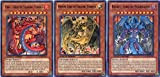 YuGiOh GX Legendary Collection 2 Single Card Ultra Rare Set of the 3 Sacred Beast Cards Uria, Hamon Raviel by ...