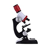 Yy-yy. Nuovo microscopio Kit Lab LED 100x-1200x Home School Toy Giocattolo educativo Regalo Biologico Microscopio Biologico per bambini Bambino (Color ...