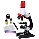 Zantec Kit di Scienza per Il microscopio di Principianti di Bambini con Il Regalo educativo di Giocattolo della Scienza LED ...
