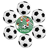 ZAWTR Calcio Balilla, 6 Pezzi Palline Calcio Balilla Mini 32mm, Palline per Calcio Balilla Profesisonale per Bambini Adulti da Tavolo ...