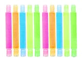 Zayin Mini Pop Tubes Fidget Sensoriali Giocattoli Luminosi Pop Tube Multi-Color Stretch Pipe Educational Bambini Giocattolo Interessante Elastico Sensoriale Strumenti ...