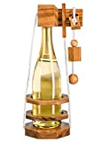 Zederello Puzzle bottiglia, scrigno per bottiglia, cassaforte, confezione regalo per bottiglie di vino, di spumante, di champagne
