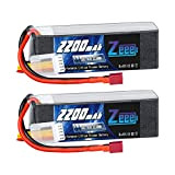 Zeee 4S lipo 14,8V 2200mAh 50C litio Batteria RC batteria, con connectore Deans T spina, per RC FPV Racing UAV ...