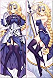 Zenghh 1: 1 Pillowcases Fate-Joan of Arc Pillowslip Fate/Grand Order Righello Game Avenger Biancheria da Letto Supporto Supporto Posteriore Cuscino ...