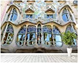 ZFB8B Ytdzsw Photo Photo Wallpaper, Gaudi's Casa Batllo, Barcellona per Soggiorno Divano Corridoio Sfondo Decorativo murales-200x140cm Puzzle per Adulti e ...