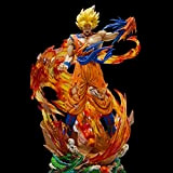 ZH 1/4 Dragon Ball Super Ultra Instinct Son Goku Figura da Azione, Anime Modello Statua, Alta qualità Materiali in PVC ...