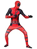 ZHANGMAN Deadpool Costume Cosplay Supereroe Halloween Fancy Dress Spiderman Tuta Tuta Body Bambini Performance Onesies Outfit Regali di Compleanno per ...