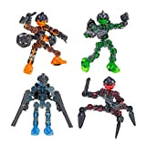 Zing Klikbot, Serie 3 Guardiani, Set completo di 4 figure di azione possibili con armi, include Blitz, Sabre, Barrage e ...