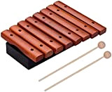ZJDYDY Strumento Musicale xilofono in Legno per Bambini 8 Note Include 2 Mazze in Legno Giocattoli Musicali educativi wangYUEQ