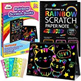 ZMLM Scratch Paper Art Set: 59 Pezzi Magic Drawing Art Craft Kids Black Scratch Paper Kit Giocattoli educativi per Bambini ...