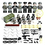 ZOTIN 8 giocattoli militari di minifigura, mini set di base militare della seconda guerra mondiale con pistola per armi, giocattoli ...