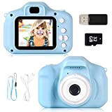 ZStarlite Fotocamera Bambini, Macchina Digitale Bambini, 1080P 2.0" HD Selfie Registratore Kids Videocamera, Bambini 3-10 Anni con Scheda SD da ...