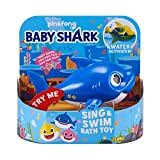 ZURU ROBO ALIVE JUNIOR 25282B Giocattolo da bagno Daddy Shark Sing and Swim, blu