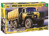 ZVEZDA 500783654 - Modellino di camion russo in scala 1:35 Ural 4320