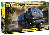 Zvezda ZS3697 Modellino Veicolo da Guerra In Plastica da Montare, Kamaz Truck 3-Axle, Scala 1:35