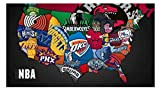 ZYHSB Jigsaw Puzzle 1000 Pezzi American NBA Basketball Team Poster per Legno Giocattoli per Adulti Gioco di Decompressione Tr161Jy