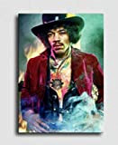 ZYHSB Jigsaw Puzzle 1000 Pezzi Jimi Hendrix Poster per Legno Giocattoli per Adulti Gioco di Decompressione Fh120By
