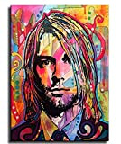 ZYHSB Jigsaw Puzzle 1000 Pezzi Psichedelico Kurt Cobain Poster Legno Giocattoli per Adulti Gioco di Decompressione Py51Cd