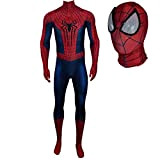 ZYZQ The Amazing Spider-Man Cosplay Costumi Avengers Supereroe Spiderman Tuta Tuta Tuta Halloween Fancy Dress Onesies 3D Lycra Spandex Zentai,Blue-Men~XL(170~175cm)